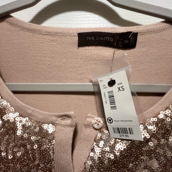 Brand New THE LIMITED Sequin Cardigan (XS) - Picture 4 of 6